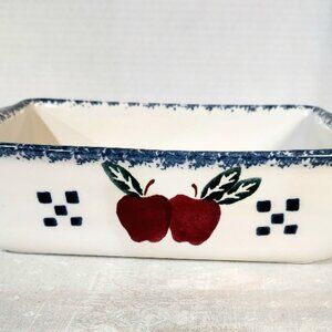 VTG Chaparral Rectangle Apple Storeware Dish USA